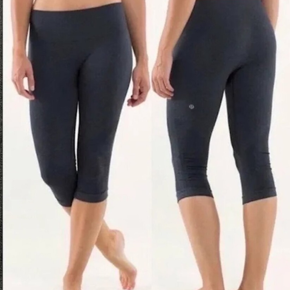 Lululemon In the Flow Scrunch Leggings Charcoal
